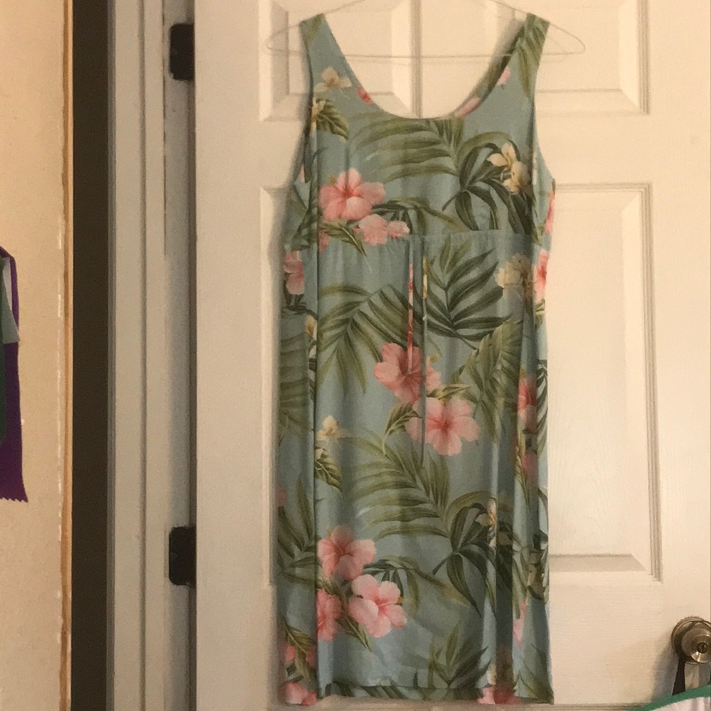 Hawaii floral dress size L EUC Made in Hawaii
